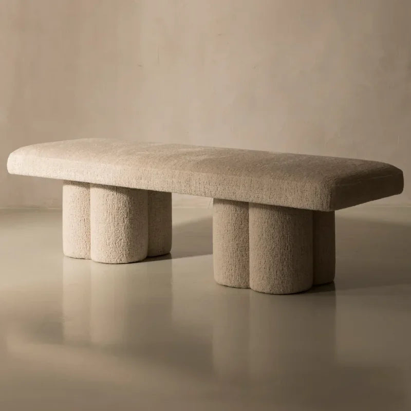 Aspen Bouclé Bench