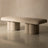 Aspen Bouclé Bench