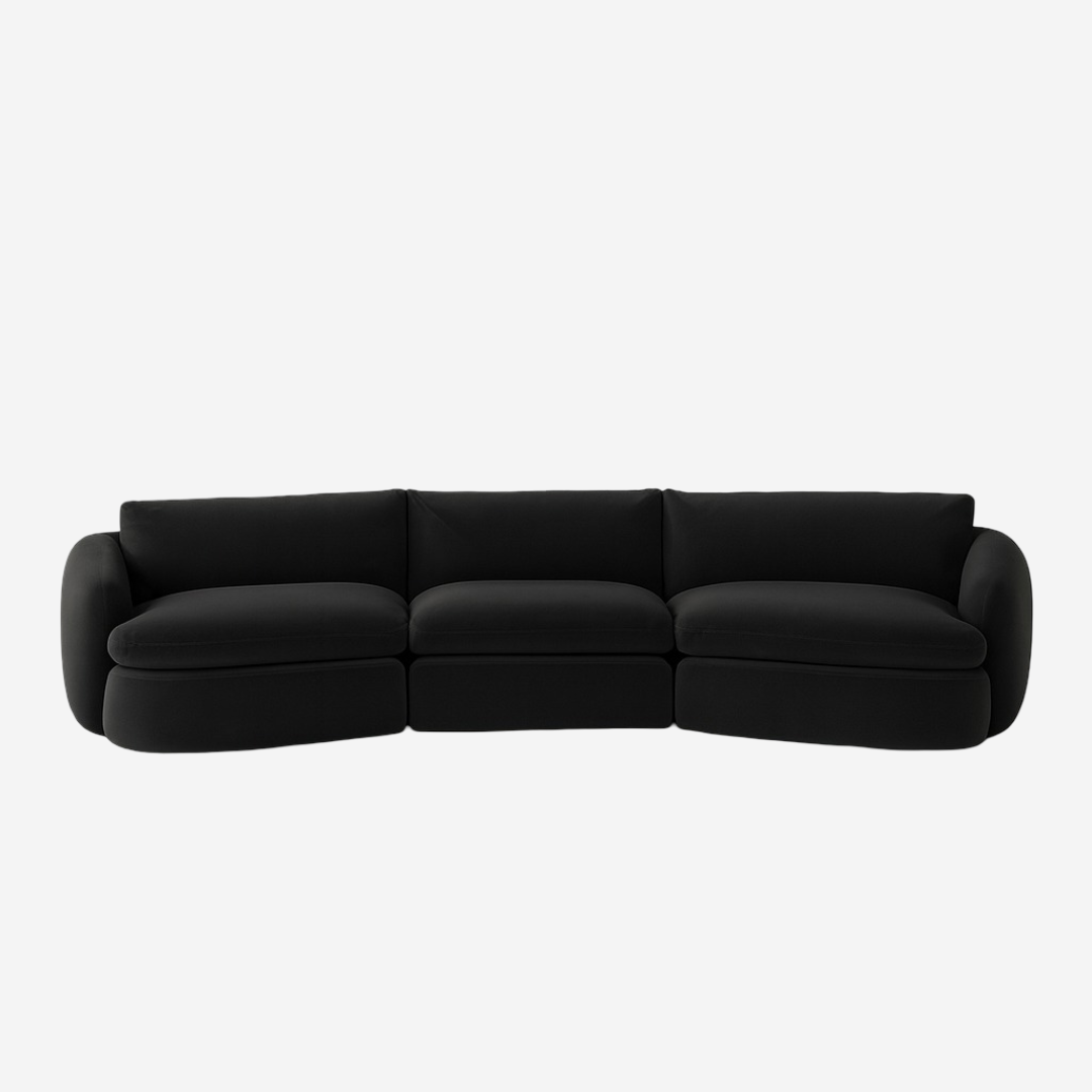 Aurelia Curve 3 Seater Sofa