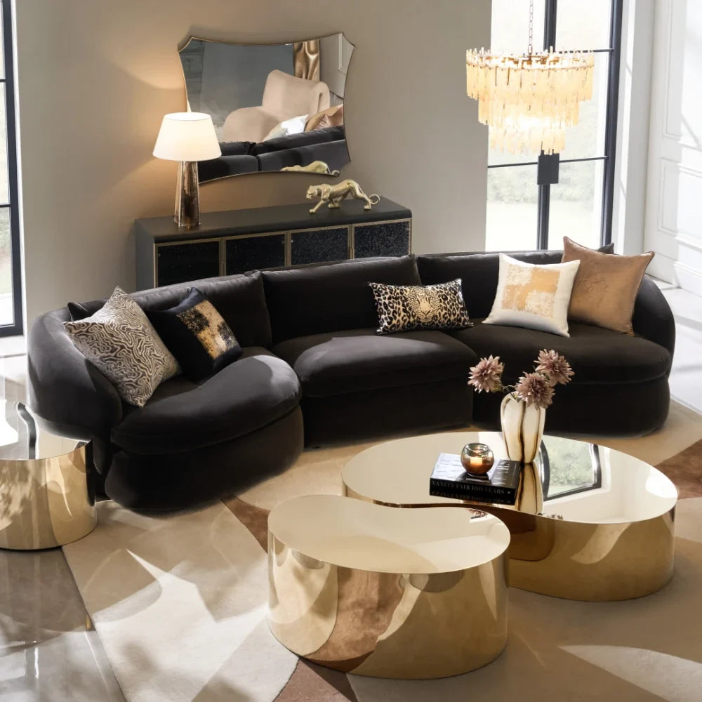 Aurelia Curve 3 Seater Sofa