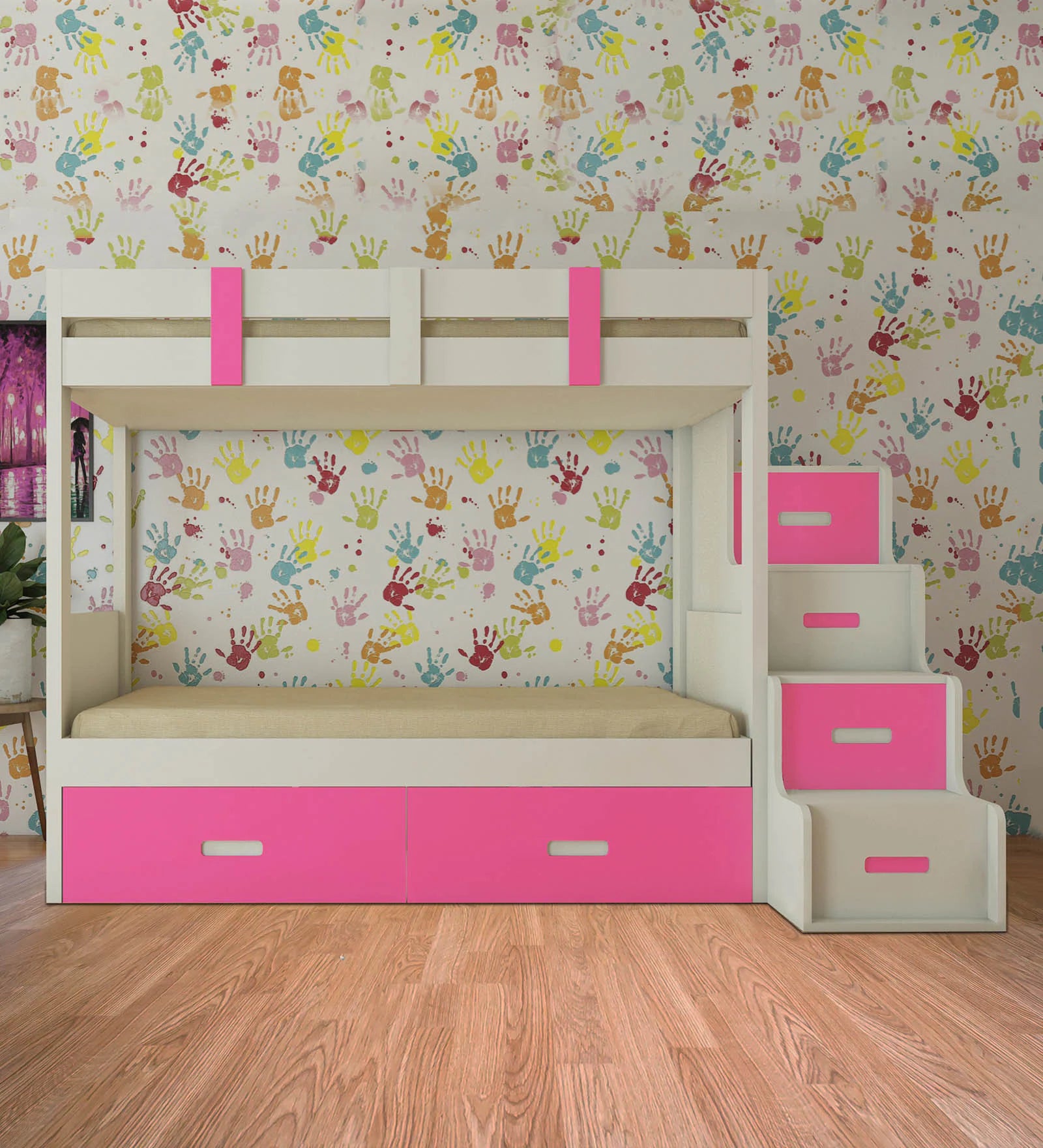 Aurelia Twin Bunk Bed with Drawer Storage