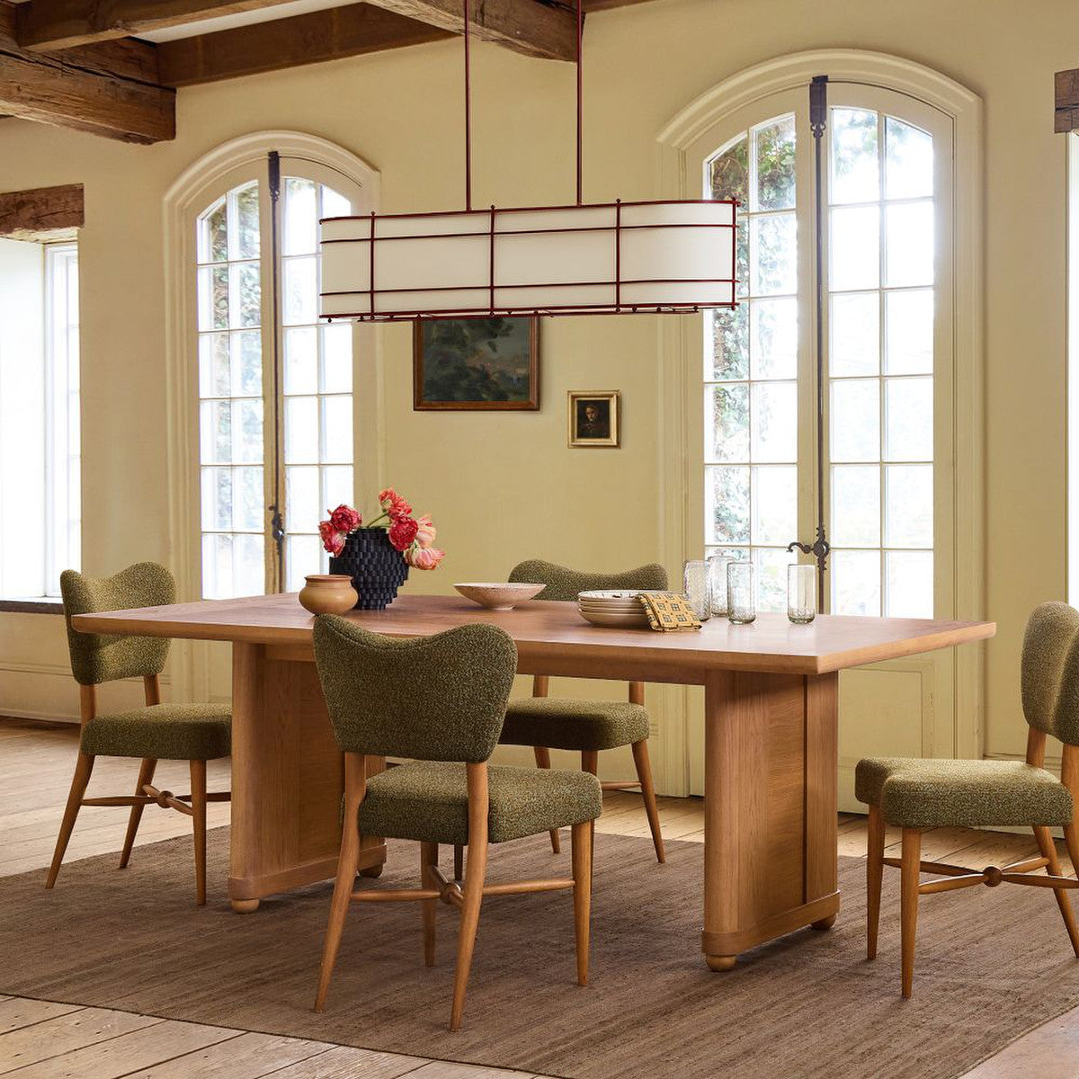 Aurelio Solid Wood Dining Table