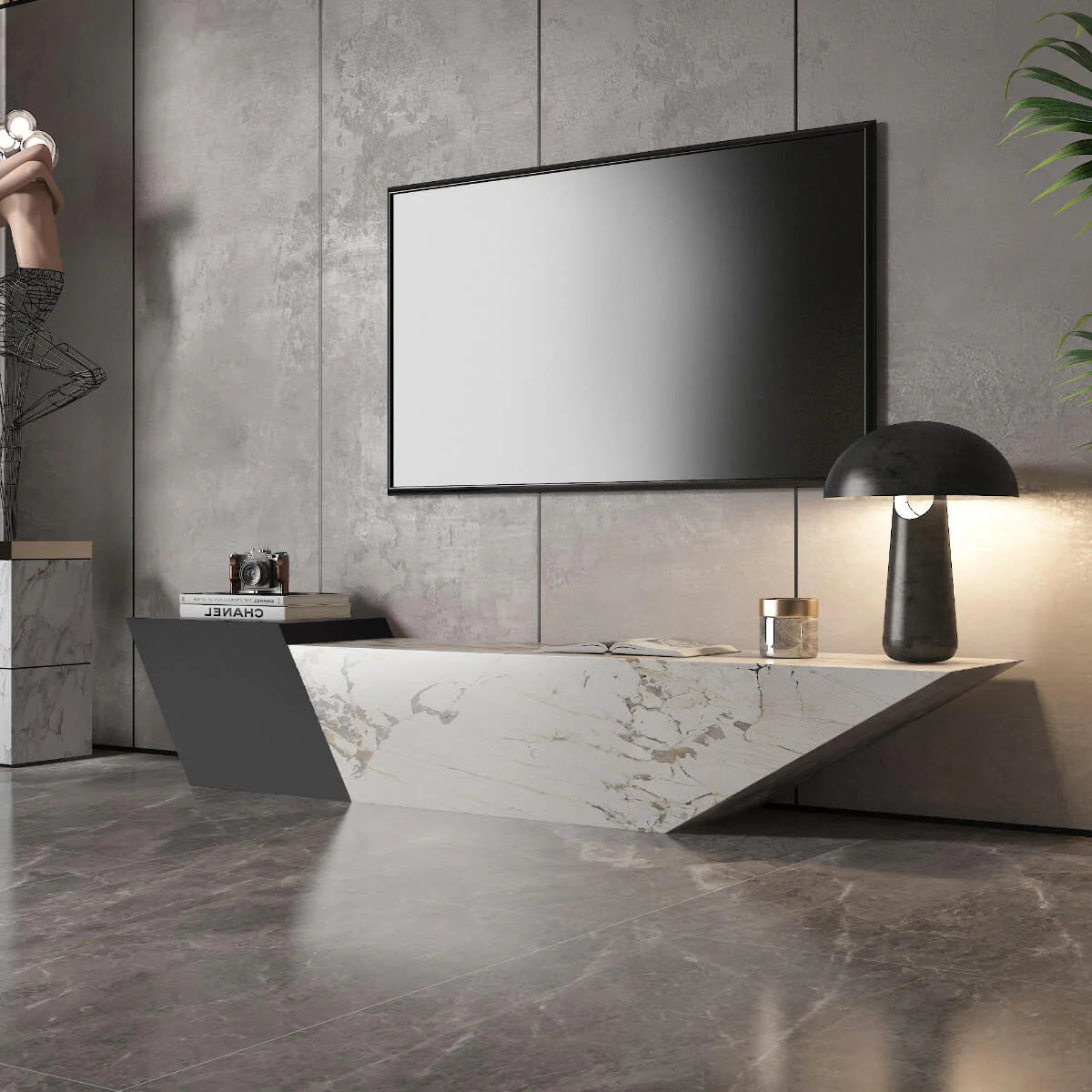 Trianger TV Stand