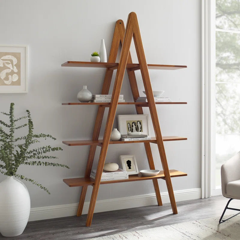 Aveline Wide Etagere Bookcase