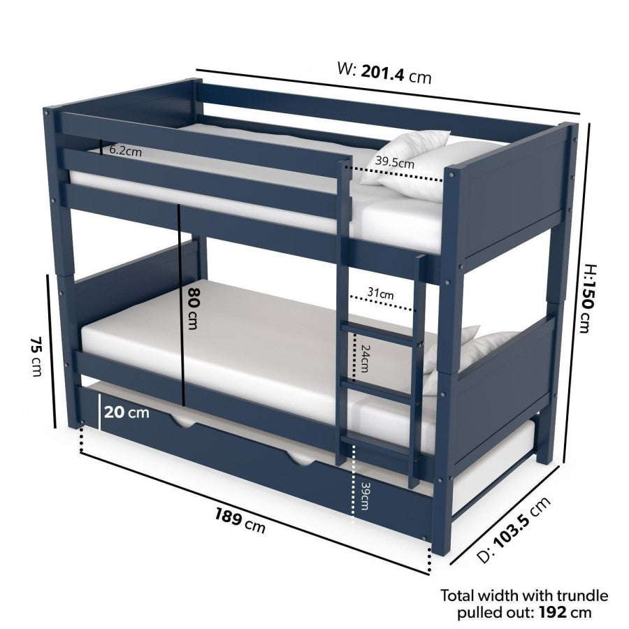 Avery Triple Sleeper Bunk Bed