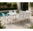 Modern Plastic / Acrylic Outdoor Dining Table