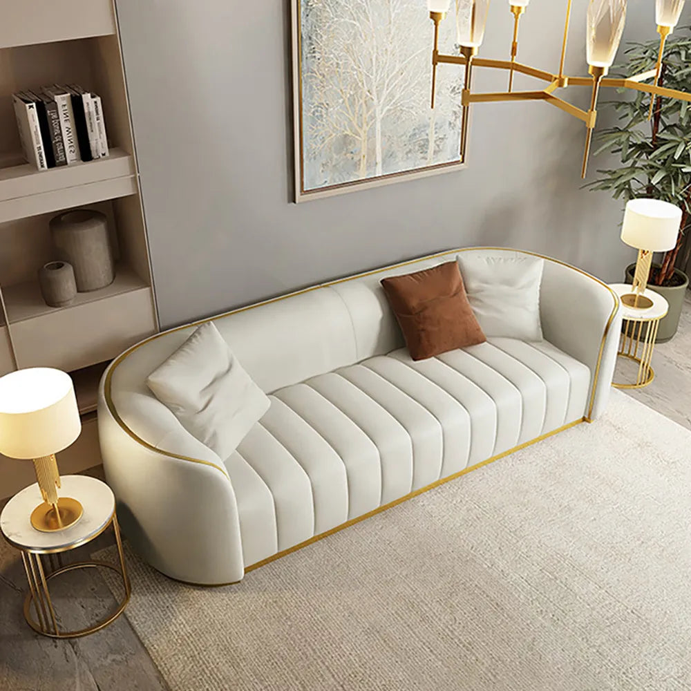 Beckett Faux Leather Sofa