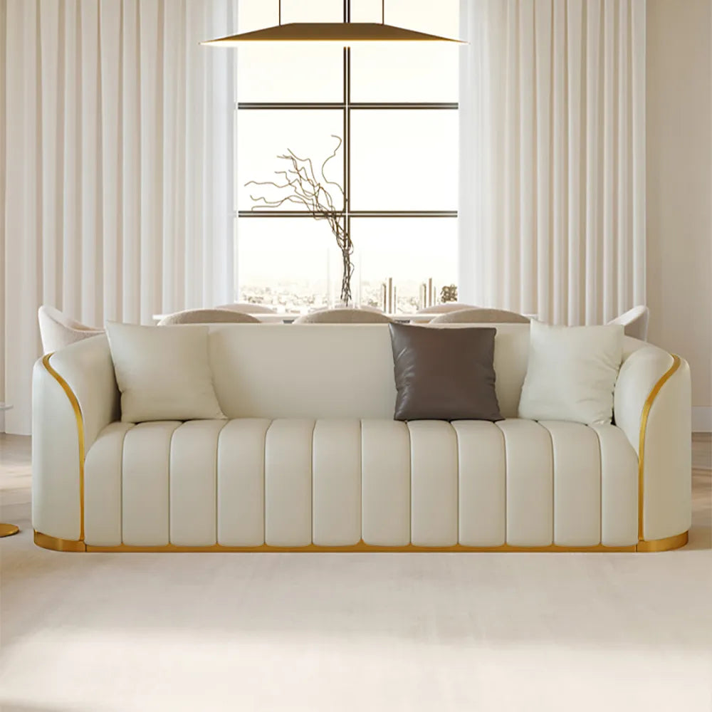Beckett Faux Leather Sofa