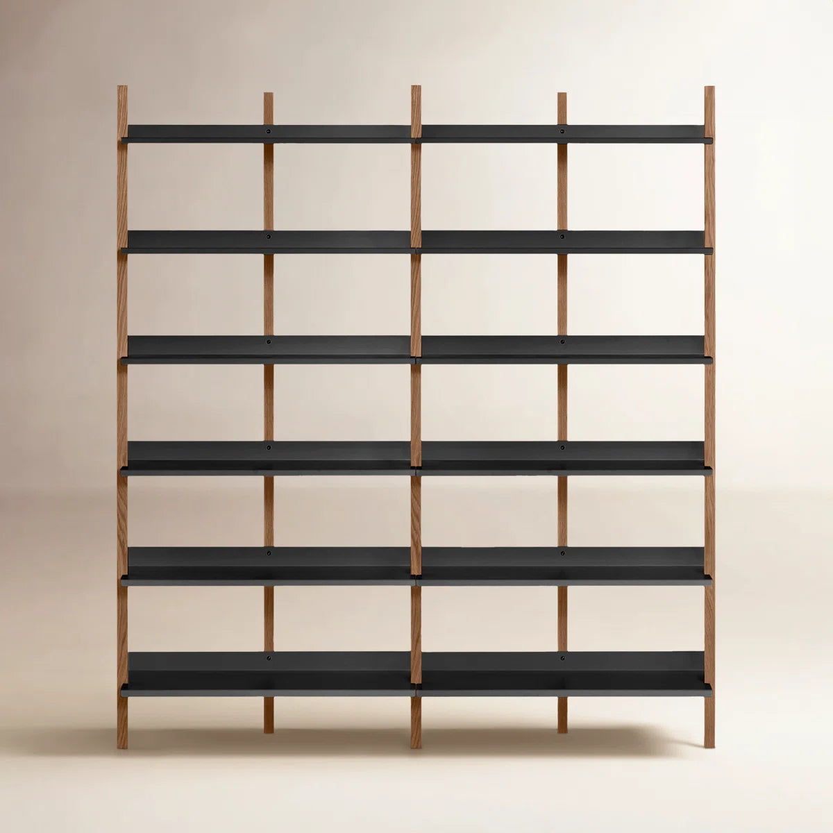Brinto Standard Bookcase with 6 shelves