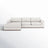 Noman Chaise L-Sectional Sofa