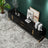 Black Wood TV Stand