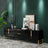 Black Wood TV Stand