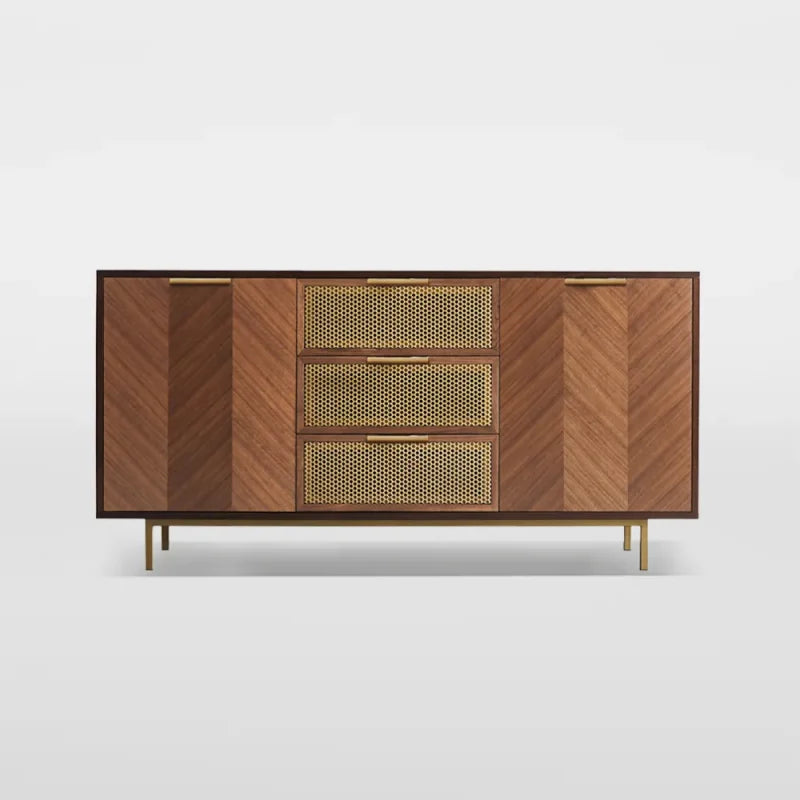 Congo Walnut Sideboard Buffet Cabinet