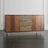 Congo Walnut Sideboard Buffet Cabinet
