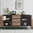 Congo Walnut Sideboard Buffet Cabinet