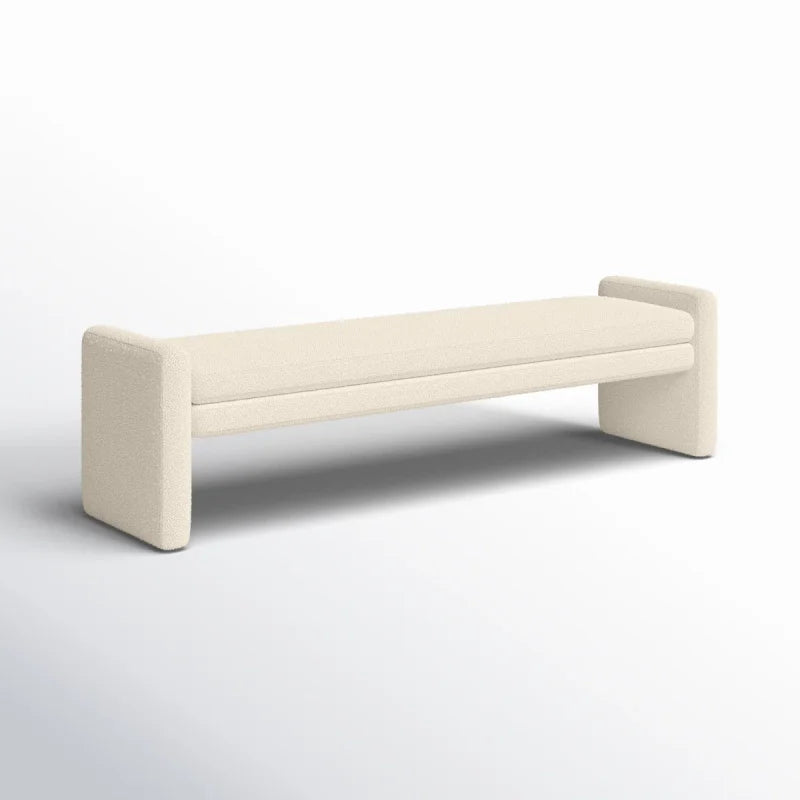 Boucle Dining Bench
