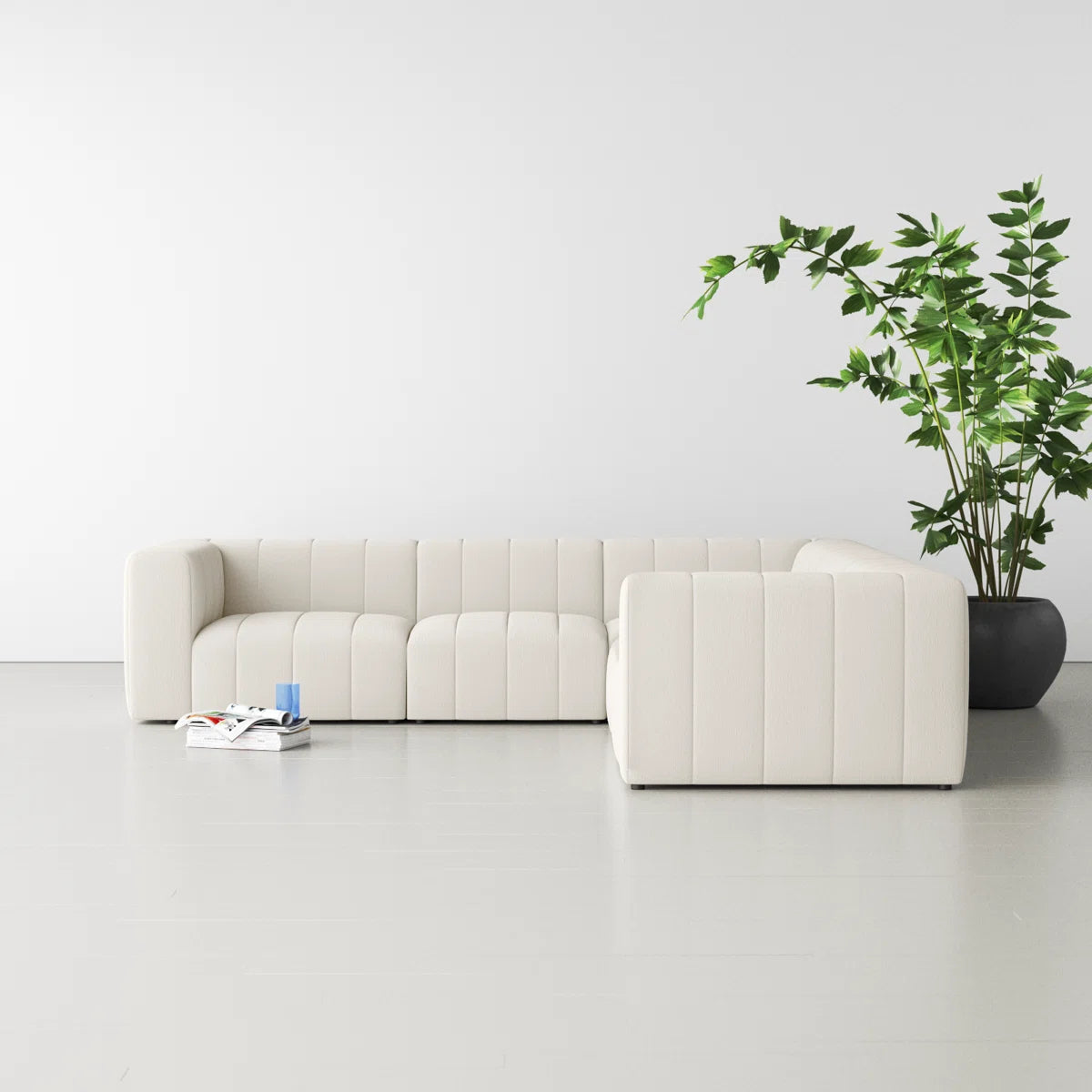 Lorder 5 Pc Modular L-Sectional Sofa