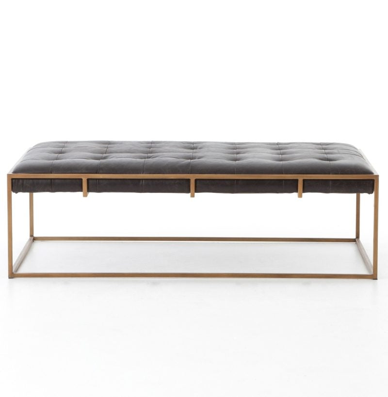 Brass Cocktail Ottoman