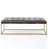Brass Cocktail Ottoman