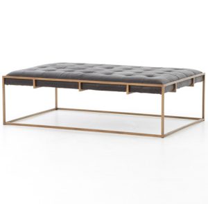 Brass Cocktail Ottoman
