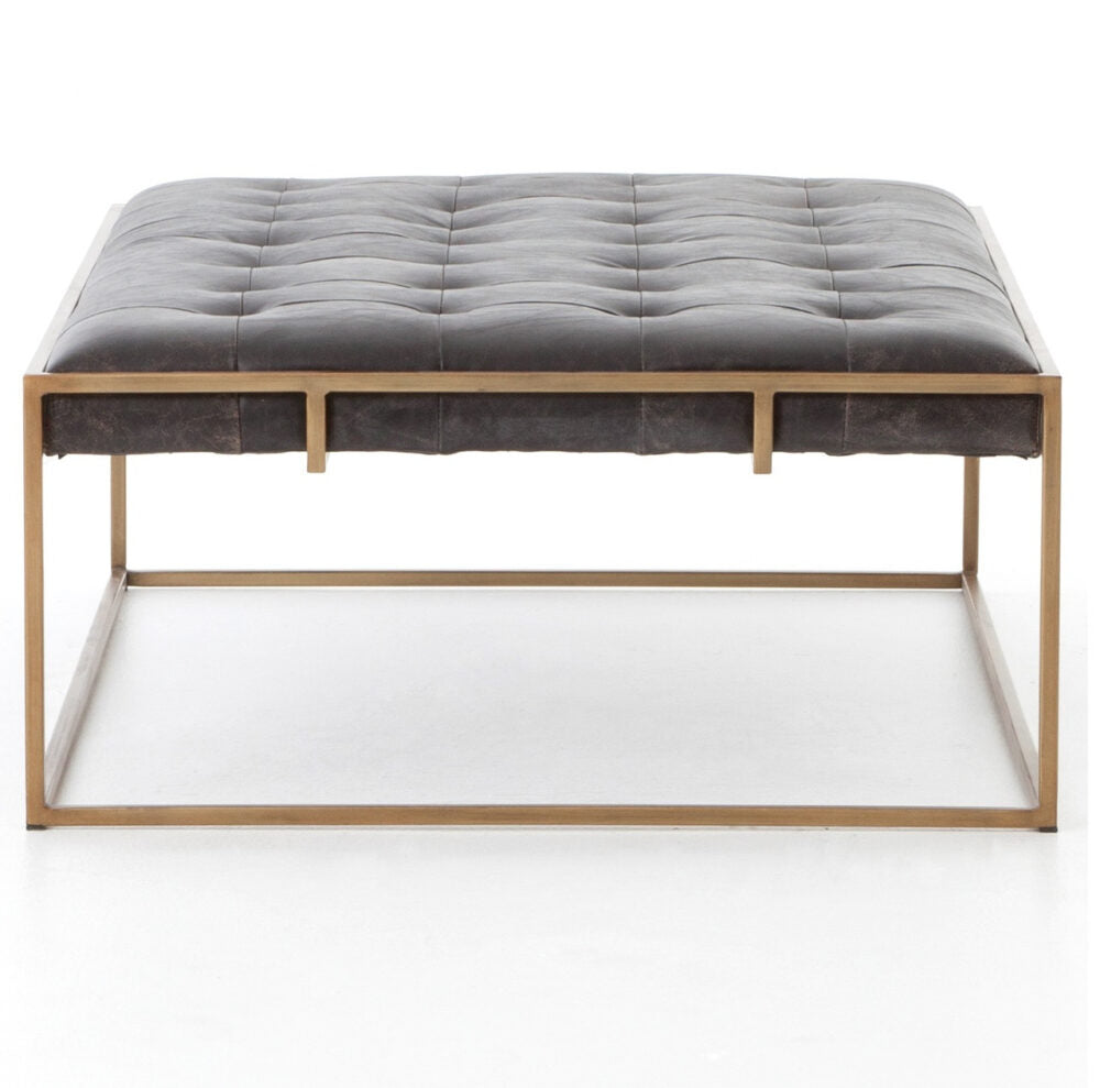 Brass Cocktail Ottoman