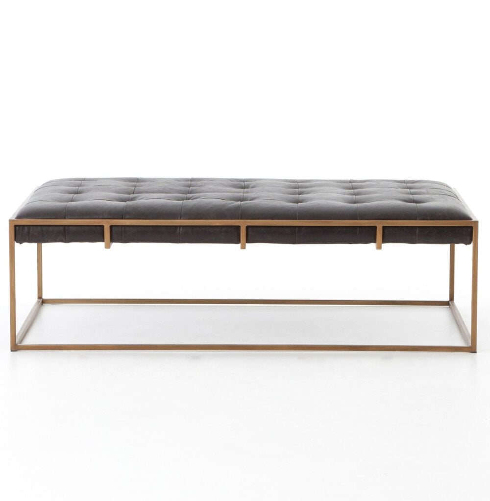 Brass Cocktail Ottoman