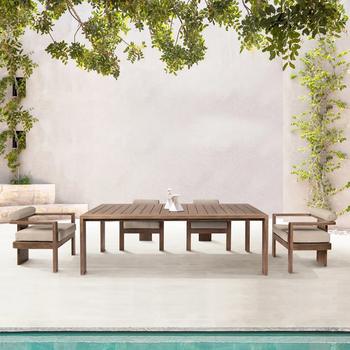 Arlo Wood Outdoor Dining Table