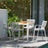 Brio Aluminum Outdoor Bar Stool with Cushion