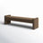 Brown Boucle Dining Bench