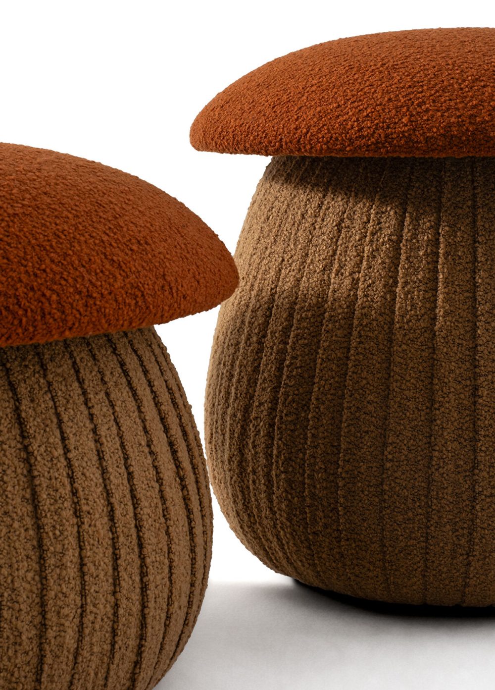 Brown Mushroom Pouf