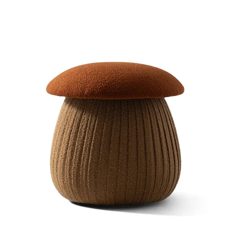 Brown Mushroom Pouf