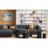 Brinto Standard Bookcase with 6 shelves