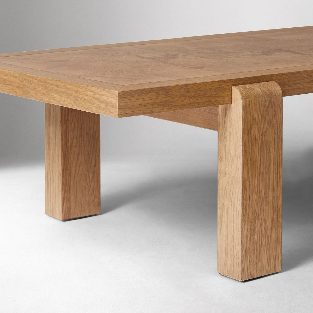 Burl Inlay Coffee Table