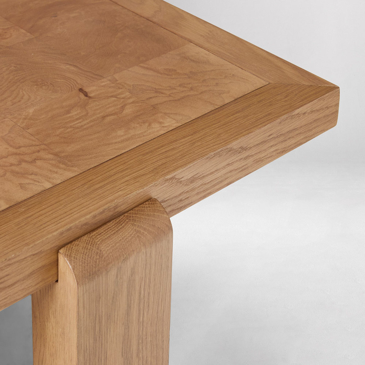 Burl Inlay Coffee Table