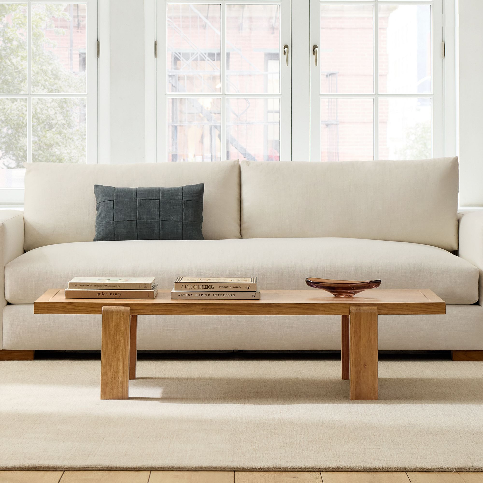 Burl Inlay Coffee Table