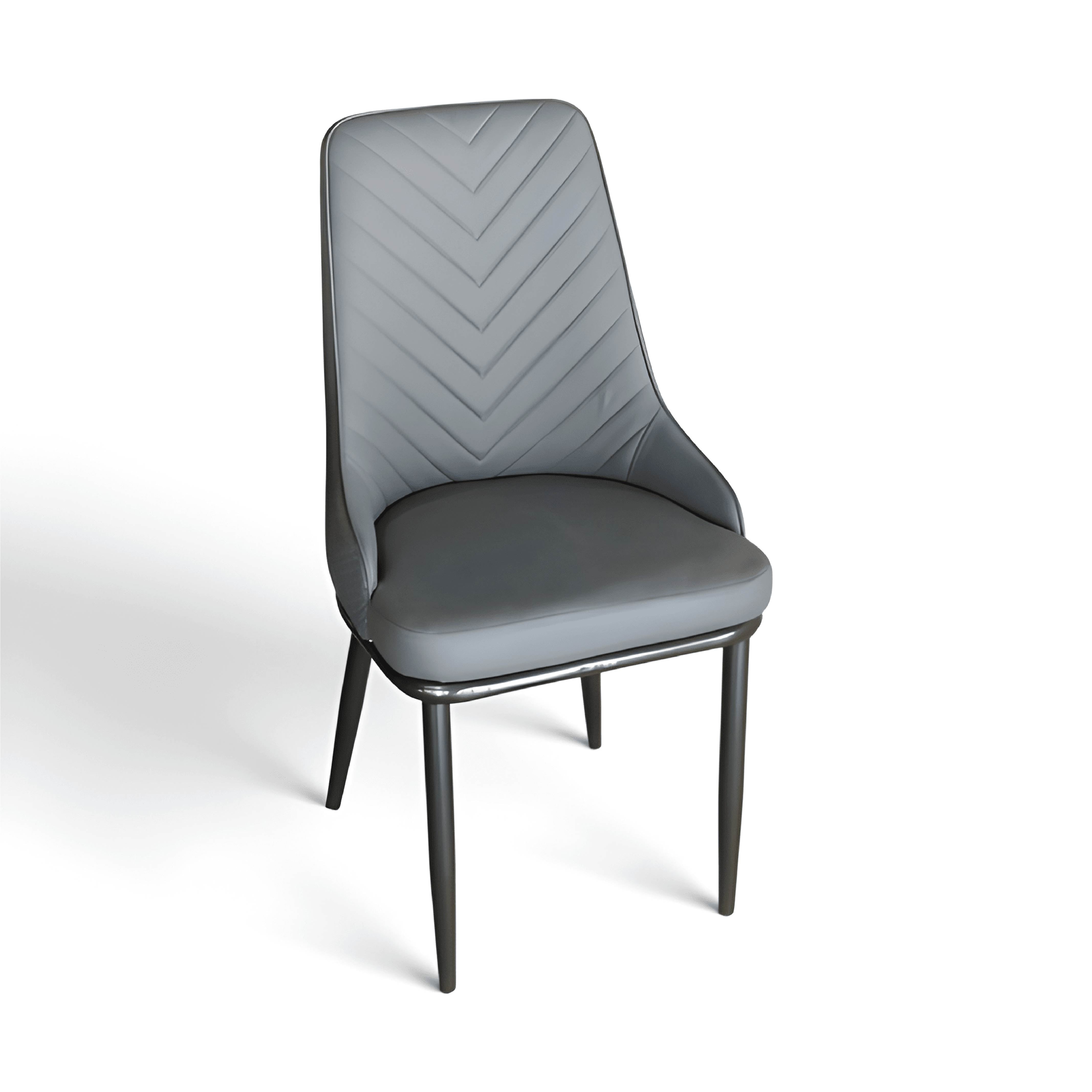 Luxury 10‑Seater Dining Table with Quilted Grey Chairs