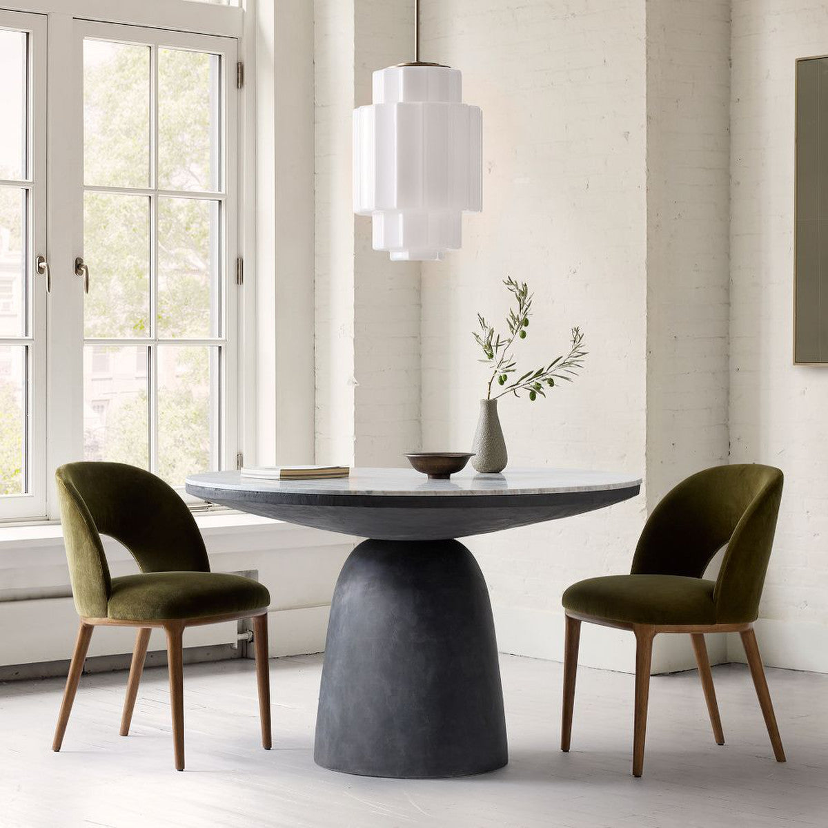 Calista Solid Wood Round Dining Table