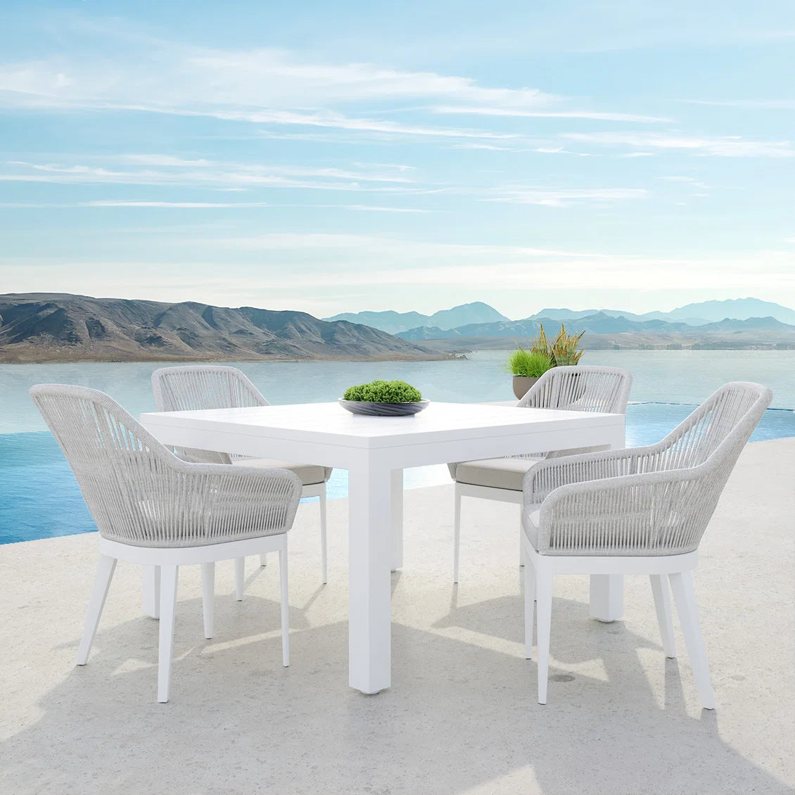 Shikhas Aluminum Outdoor Dining Table