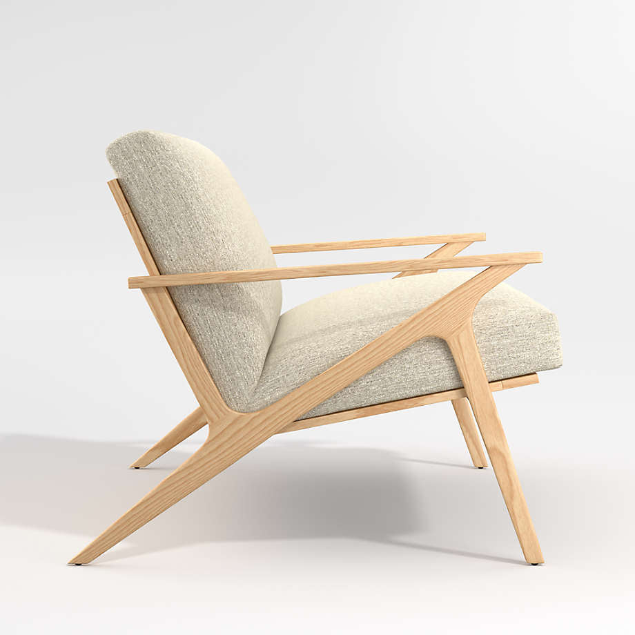 Carvell Ash Wood Loveseat
