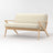 Carvell Ash Wood Loveseat