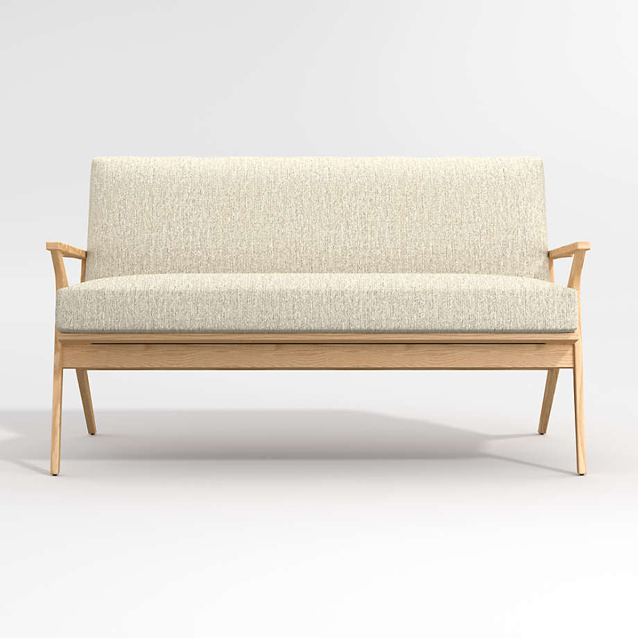 Carvell Ash Wood Loveseat