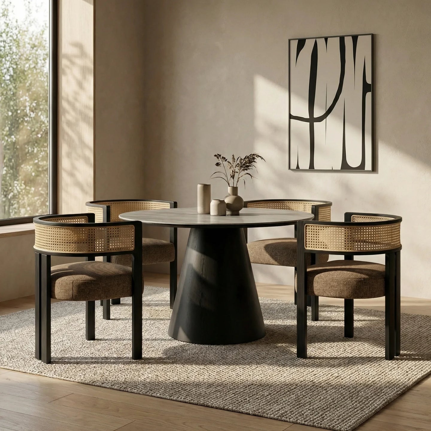 Clinton Boucle Dining Chair