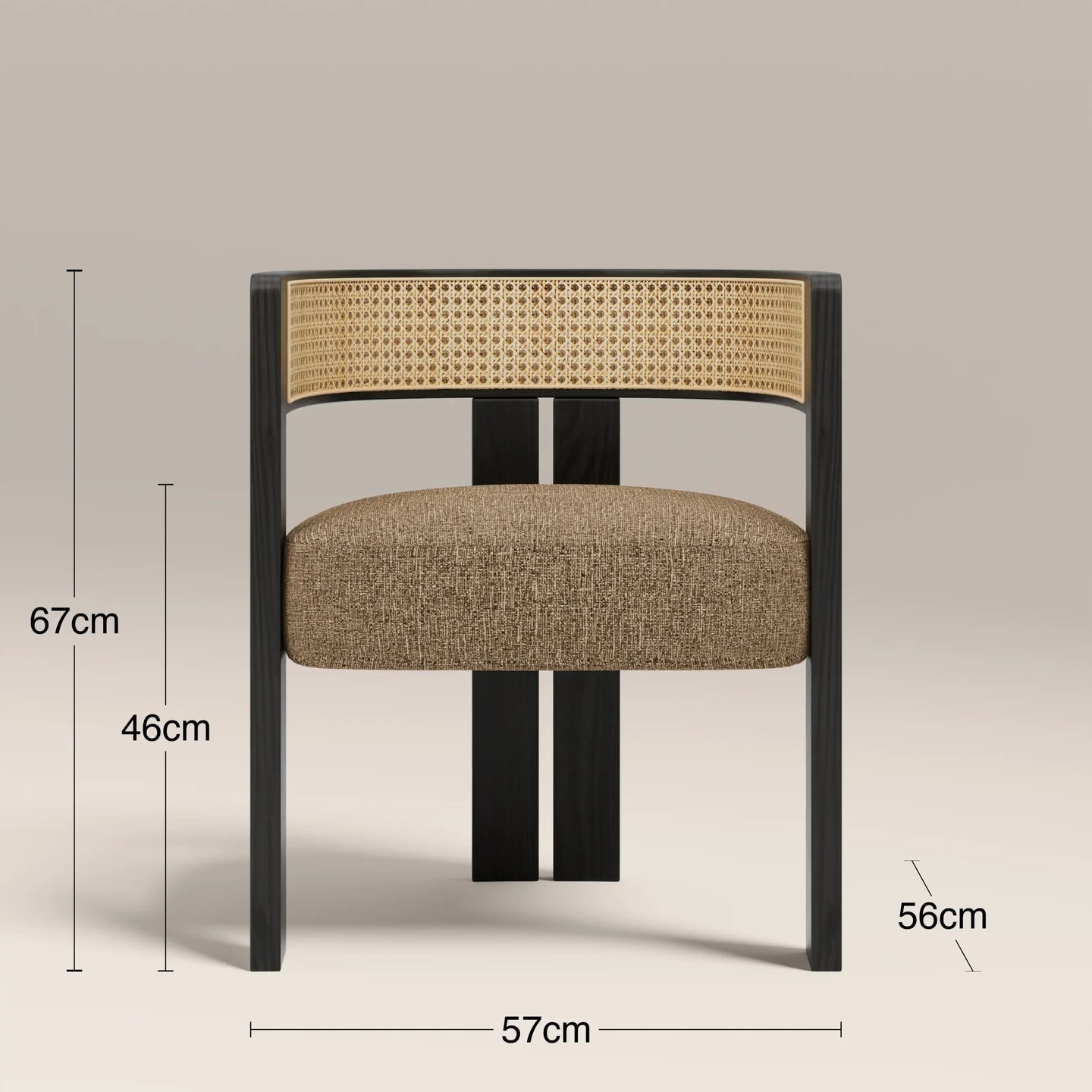Clinton Boucle Dining Chair