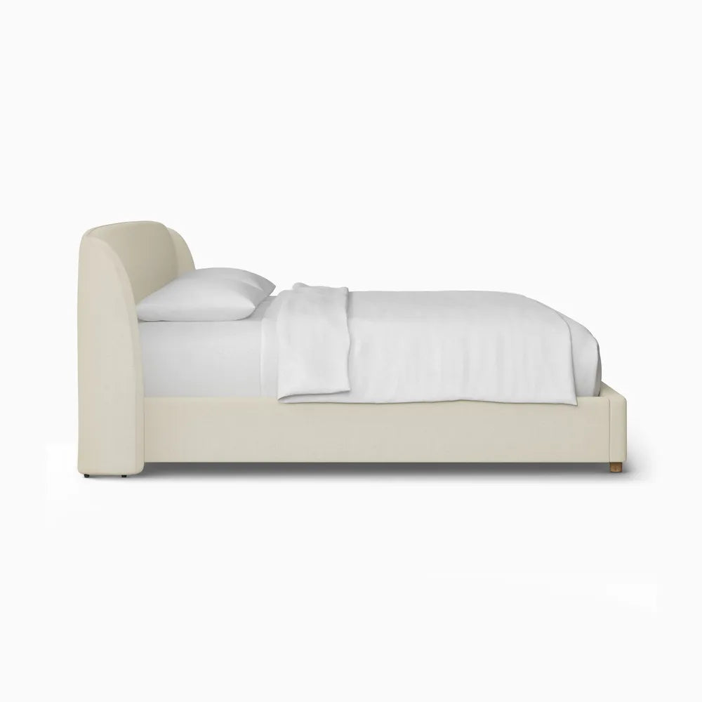 Curved Headboard Bed