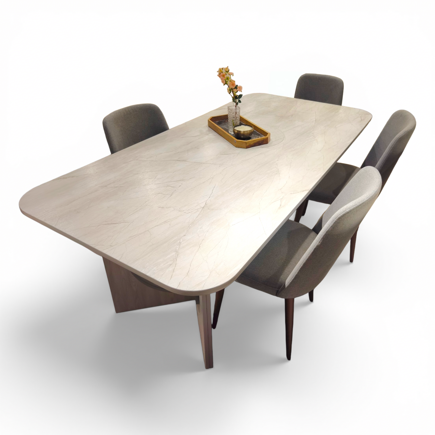 Celeste Marble Dining Set
