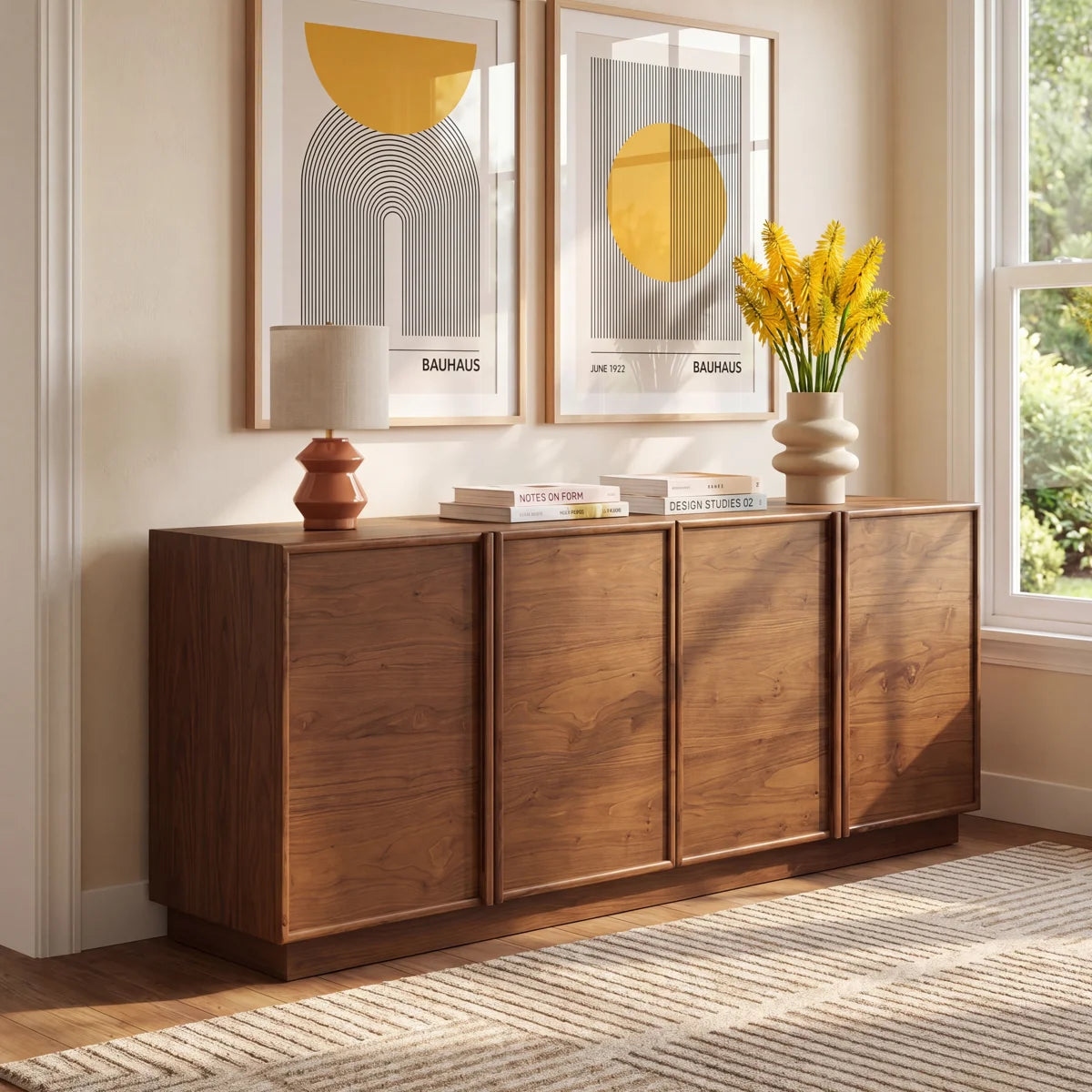 Gomerler Sideboard In Natural Walnut