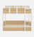 CozyRise Kids Bunk Bed