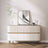 Silver Credenza White Sideboard Buffet