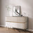 Silver Credenza White Sideboard Buffet