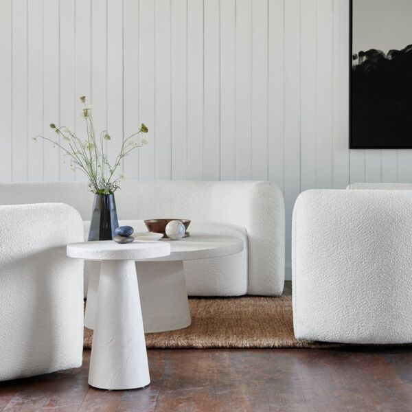 Cuddle Curve Bouclé Sofa